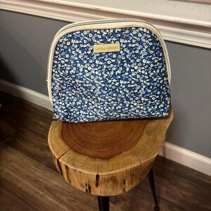 Laura Ashley Blue Floral Women's Toiletry Bag